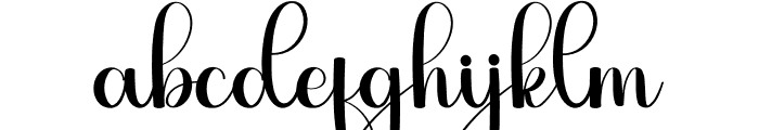 Sholitude Font LOWERCASE