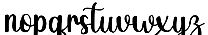 Sholy Script Regular Font LOWERCASE