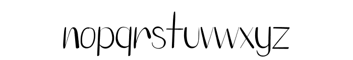 Shooting Star Font LOWERCASE
