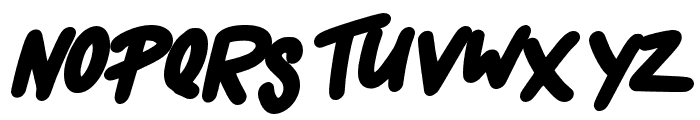 ShootingStar-Italic Font UPPERCASE