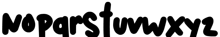 ShootingStar Font LOWERCASE