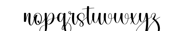 Shophia Romantic Font LOWERCASE