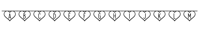 Shopia Bunting Four Font UPPERCASE