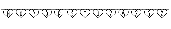 Shopia Bunting Four Font LOWERCASE