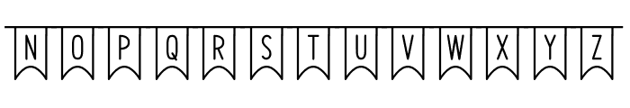 Shopia Bunting Two Font LOWERCASE