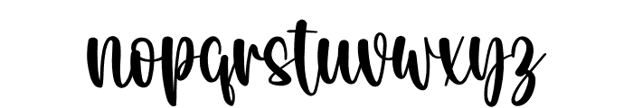 Shopia Southine Font LOWERCASE