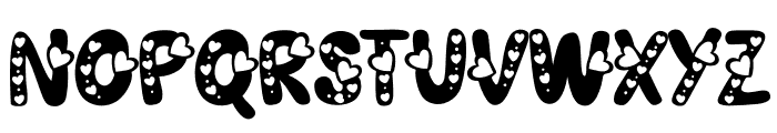 Short Love Font UPPERCASE