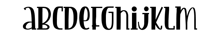 Short Matcha Regular Font LOWERCASE