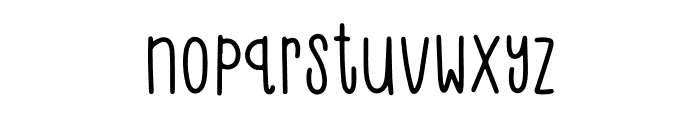 Short Note Font LOWERCASE