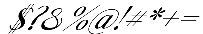 Shotcuty Italic Font OTHER CHARS