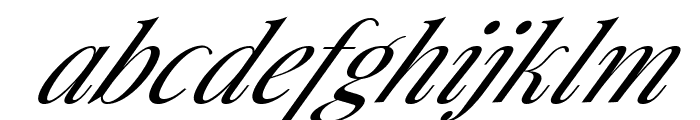 Shotcuty Italic Font LOWERCASE
