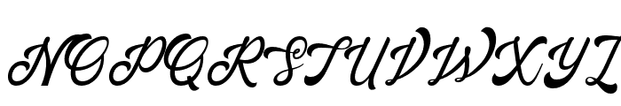 Shoulder-Regular Font UPPERCASE