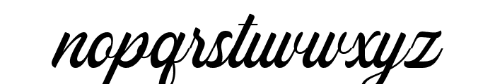 Shoulder-Regular Font LOWERCASE