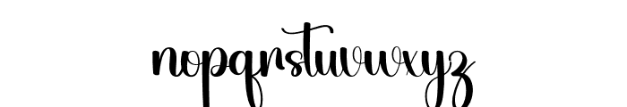 Shoutmore Font LOWERCASE
