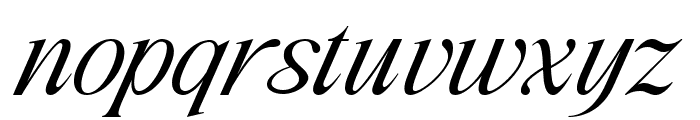 ShowsGracious-Italic Font LOWERCASE