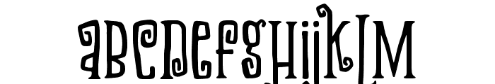 Shriek Font LOWERCASE