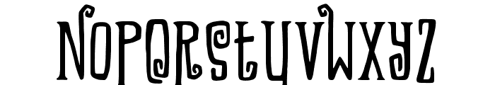 Shriek Font LOWERCASE