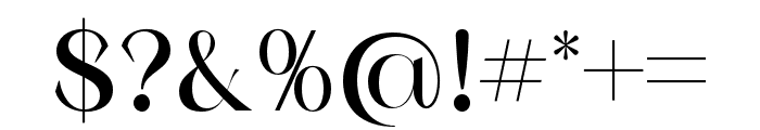 Shunsine-Regular Font OTHER CHARS