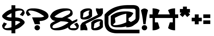Shuriken Ninja Bold Font OTHER CHARS