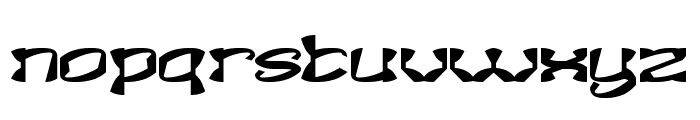 Shuriken Ninja Bold Font LOWERCASE