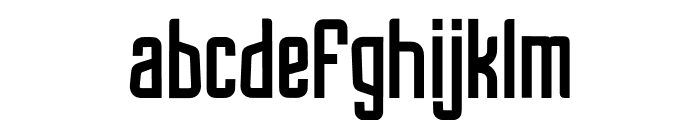 Shutdawn Font LOWERCASE