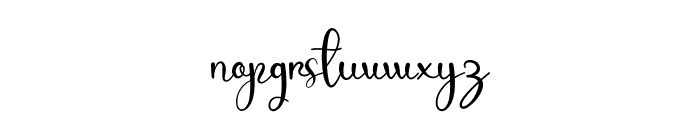 Siashe Font LOWERCASE