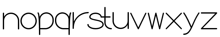 Side In Space Font LOWERCASE