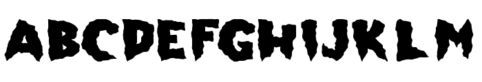 Side Of Monster Font LOWERCASE