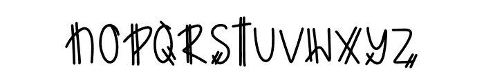 Side Way Font LOWERCASE