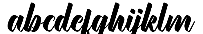 Sidedream Font LOWERCASE