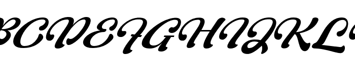 Siderland-Italic Font UPPERCASE