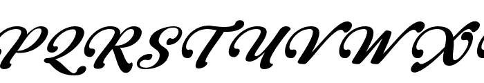 Siderland-Italic Font UPPERCASE