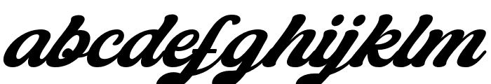 Siderland-Italic Font LOWERCASE