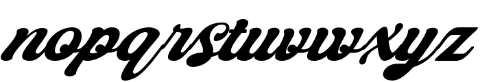 Siderland-Italic Font LOWERCASE