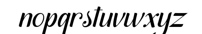 Sidney Script Italic Font LOWERCASE