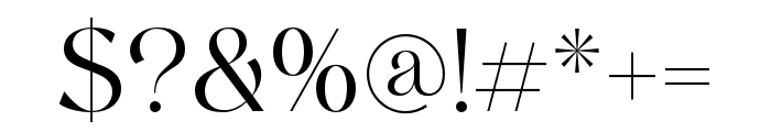 SierraDanielle-Regular Font OTHER CHARS