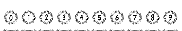 Siestha Monogram Regular Font OTHER CHARS