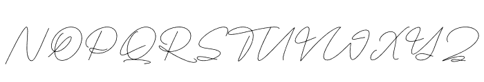 Sifnatur Risthofa Font UPPERCASE