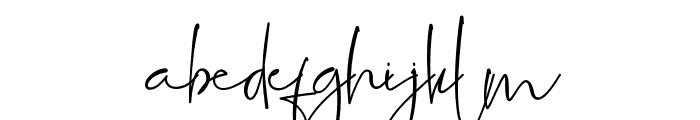 Sightwell Signature Font LOWERCASE