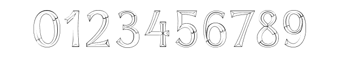 Sigillium Carved Font OTHER CHARS