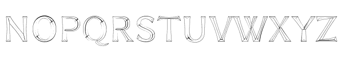 Sigillium Carved Font UPPERCASE