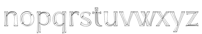 Sigillium Carved Font LOWERCASE