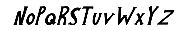 Siginjai Mountain Italic Font LOWERCASE