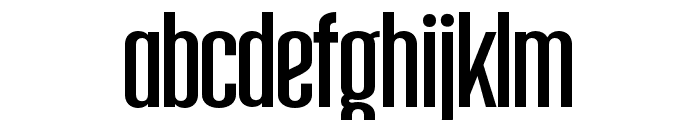 Sigma-Regular Font LOWERCASE