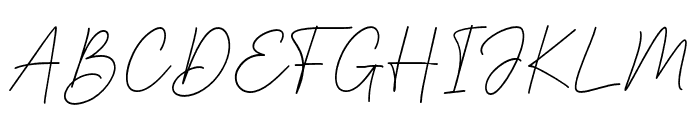 Sigmathin Font UPPERCASE