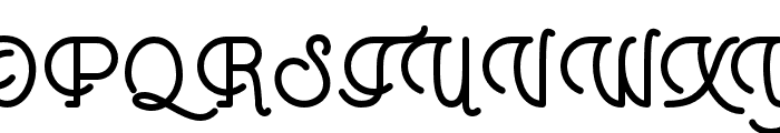 SigmatureMonoline-Regular Font UPPERCASE