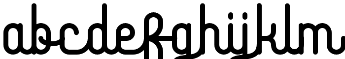 SigmatureMonoline-Regular Font LOWERCASE