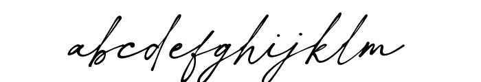 Sigmature Font LOWERCASE