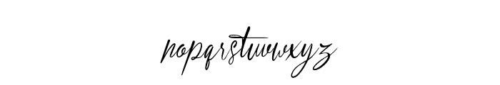 Signastory-Regular Font LOWERCASE