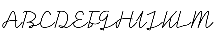 Signatesa Medium Font UPPERCASE